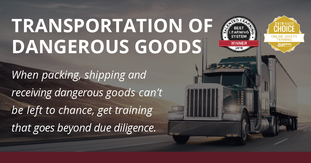 Transportation of Dangerous Goods (TDG) Certification Danatec Training